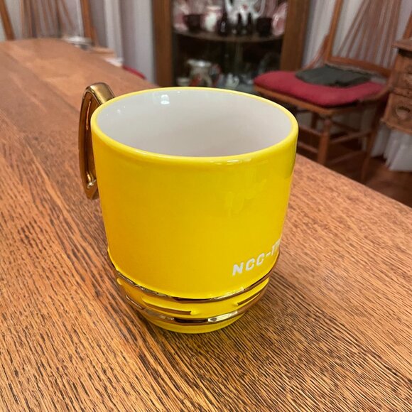 Star Trek Enterprise NCC-1701 Large Yellow Coffee Cup Mug by Core Home - Picture 3 of 7